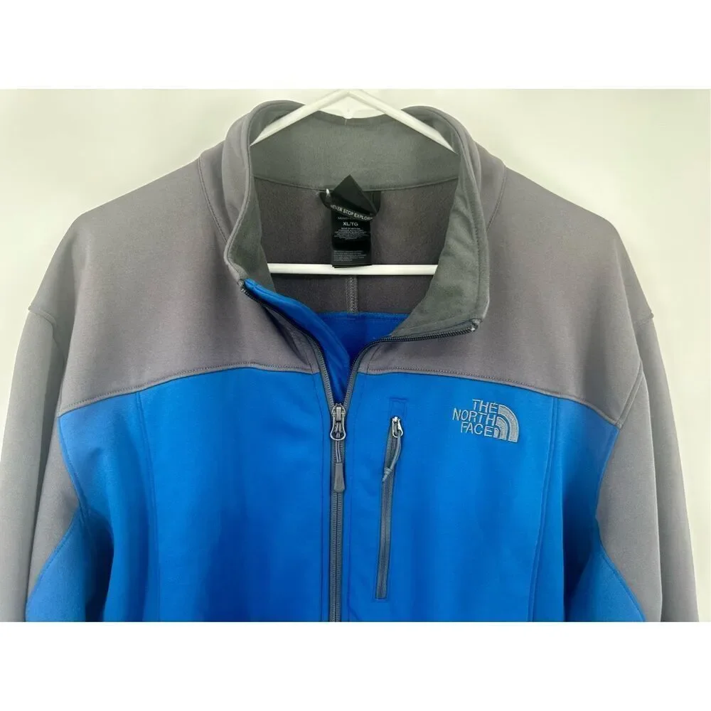 North Face size XL blue & gray jacket full zipper